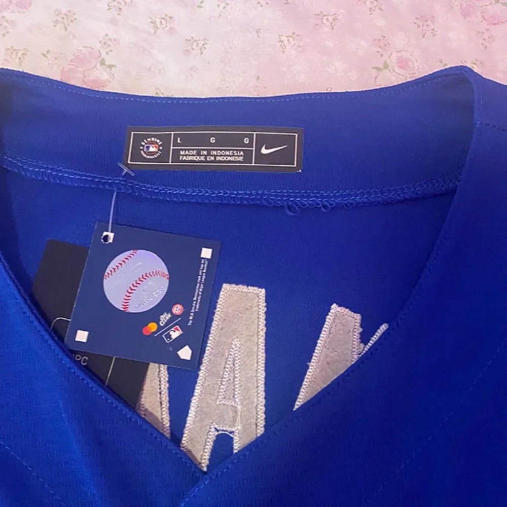 MLB Blue Los Angeles Dodgers Baseball Jersey 18# Yoshinobu Yamamoto Jersey - Picture 5 of 10